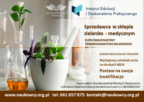 Miniatura Kurs towaroznawstwa zielarskiego / sprzedawcy w sklepie zielarsko-medycznym