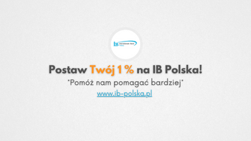 Miniatura Postaw swój 1% na IB Polska - Pomóż nam pomagać bardziej!