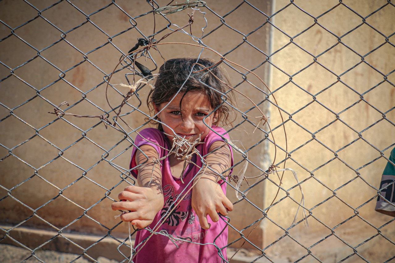 Obóz dla uchodźców w Idlib, Syria, sierpień 2021 roku