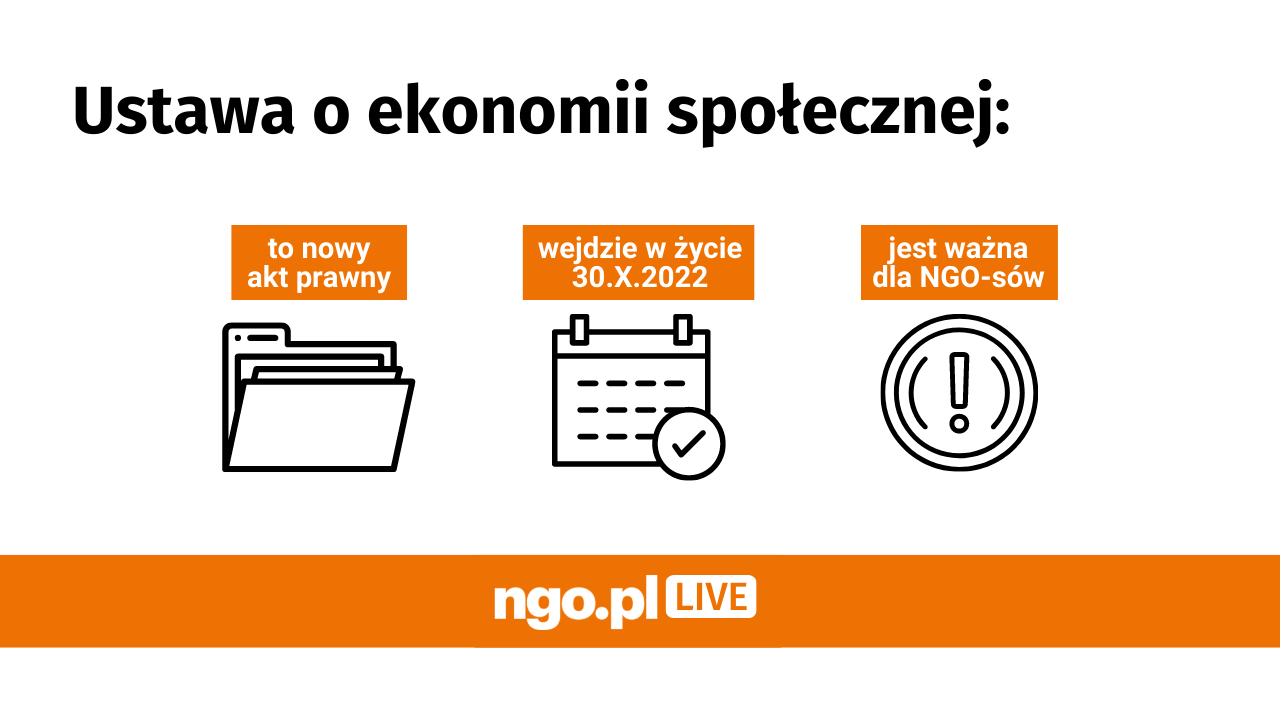 Ustawa O Ekonomii Społecznej. Co I Dlaczego Powinny Widzieć NGO-sy ...