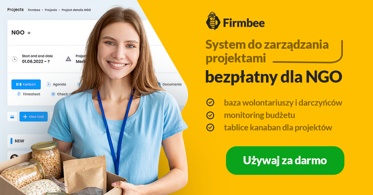 Bezpłatny system do zarządzania projektami dla NGO