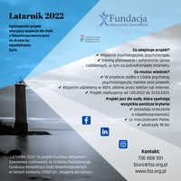 Miniatura Latarnik 2022 - wsparcie Osób z Niepełnosprawnościami na drodze ku niezależnemu życiu
