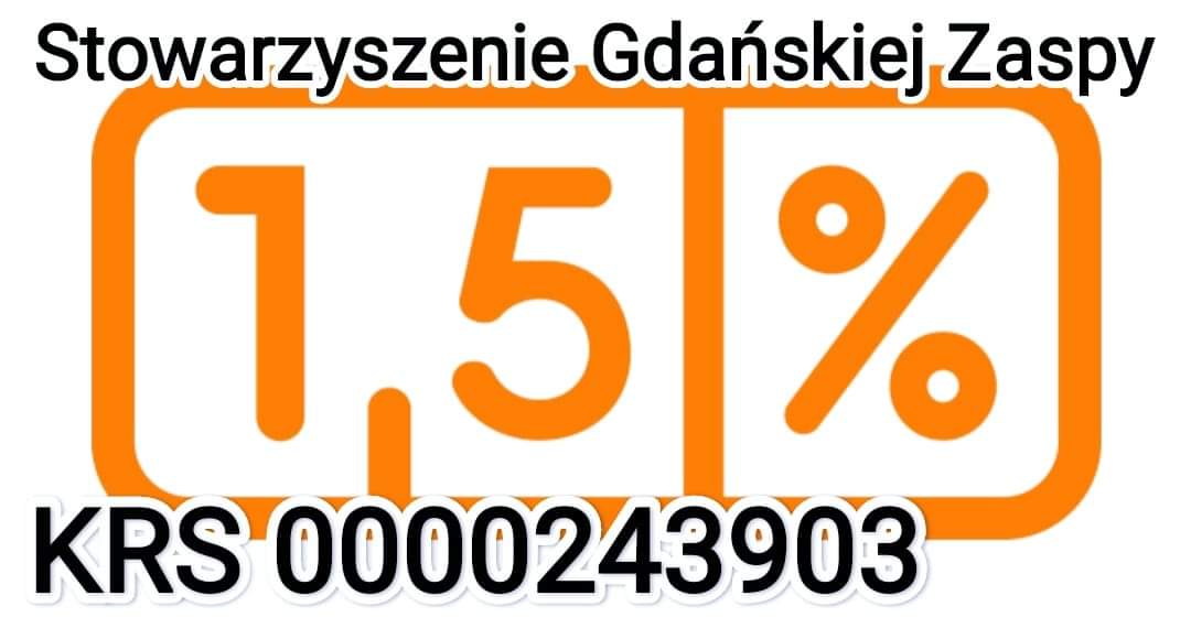 Przekaż 1,5% podatku dla Stowarzyszenia Gdańskiej Zaspy 