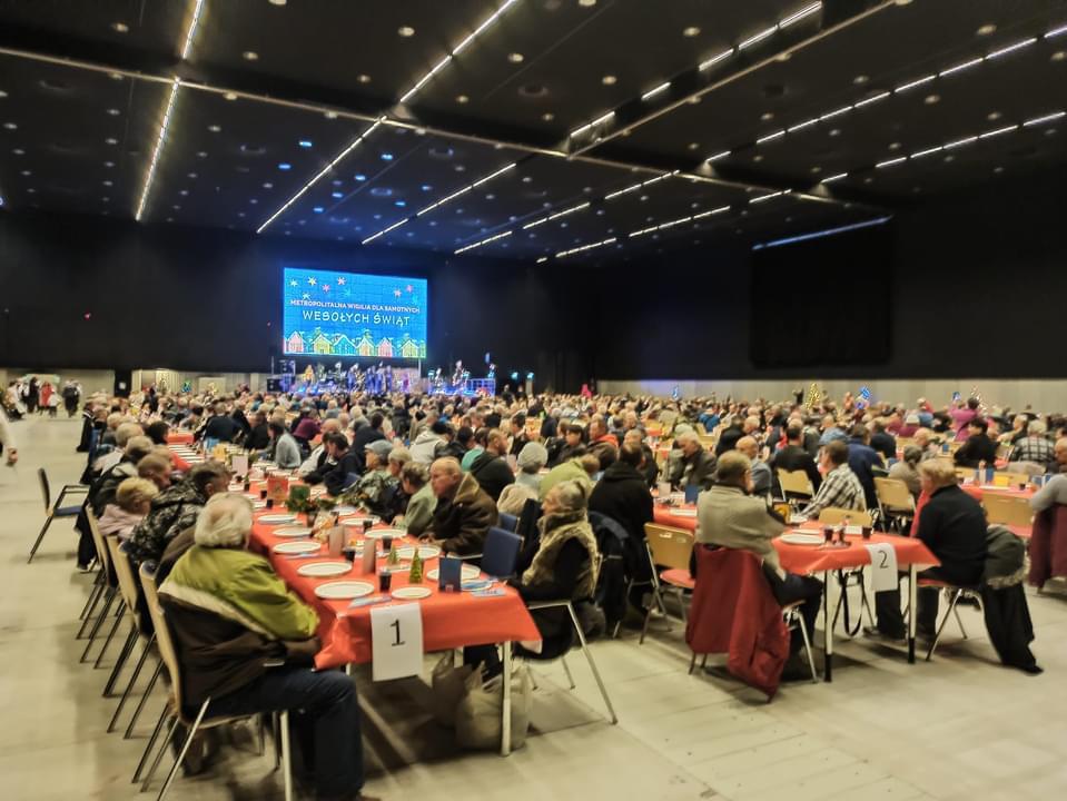 Metropolitalna Wigilia dla Samotnych w Międzynarodowym Centrum Konferencyjnym w Katowicach