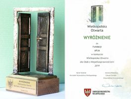 Miniatura Wyróżnienie w konkursie: "Wielkopolska otwarta dla osób z niepełnosprawnościami" w 2019 r.