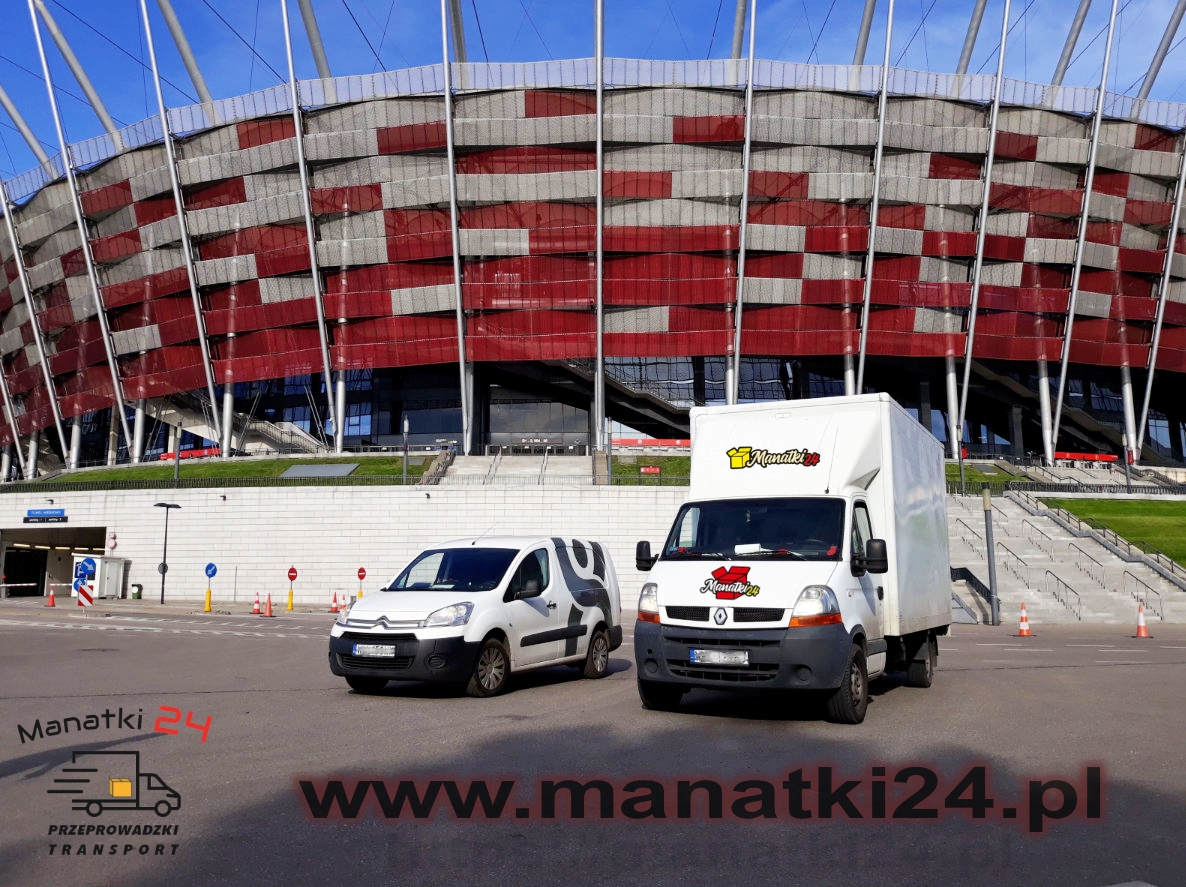 Przeprowadzki instytucji pozarządowych, Warszawa - Manatki24, Stadion Narodowy.