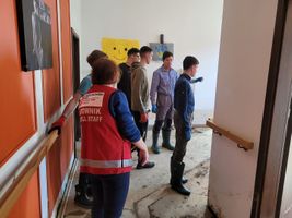 Miniatura Niestety podczas powodzi ucierpiała nasza placówka