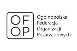 Logo OFOP. Ogólnopolska Federacja Organizacji Pozarządowych