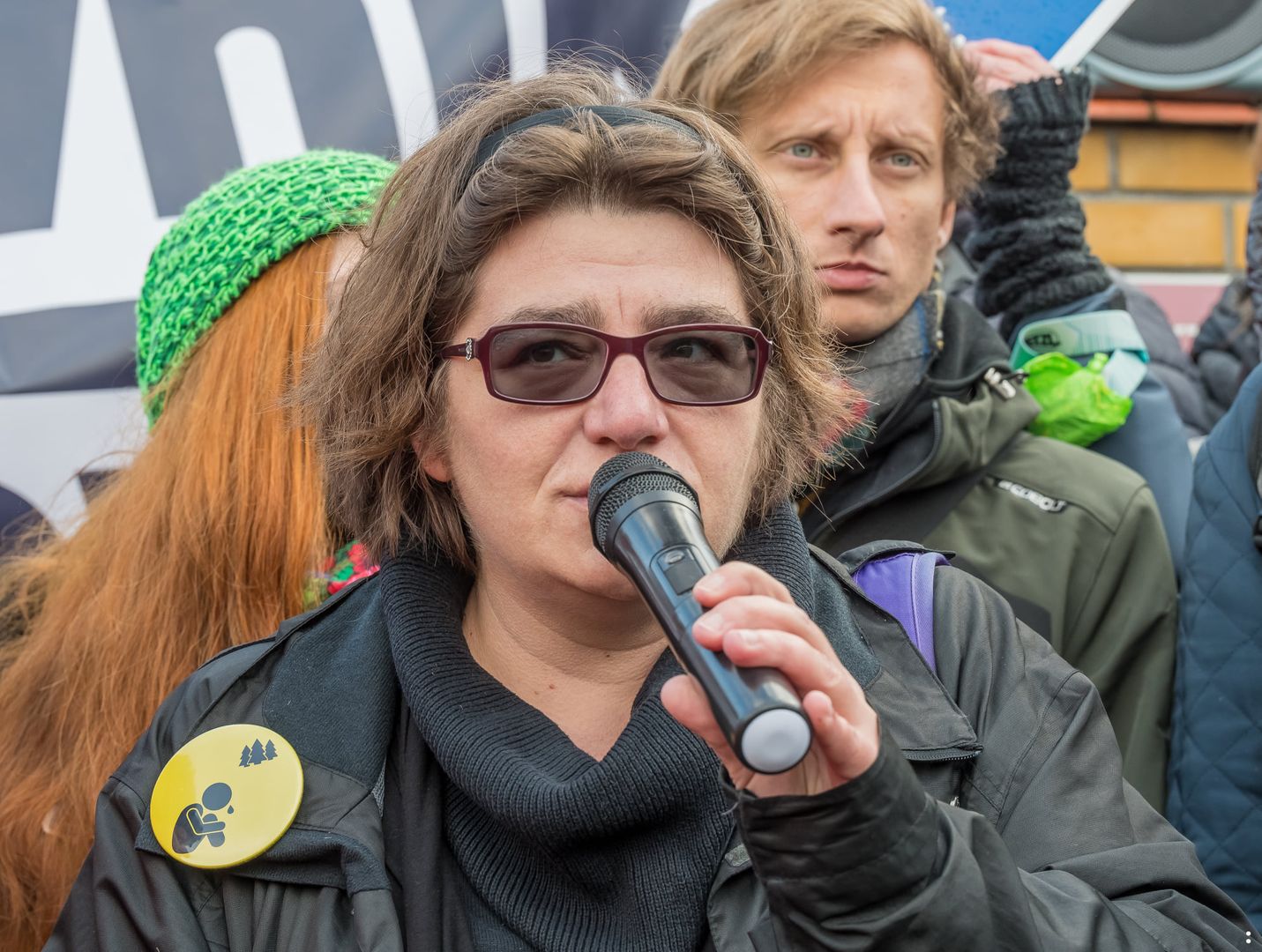 Demonstracja w Michałowie, październik 2021