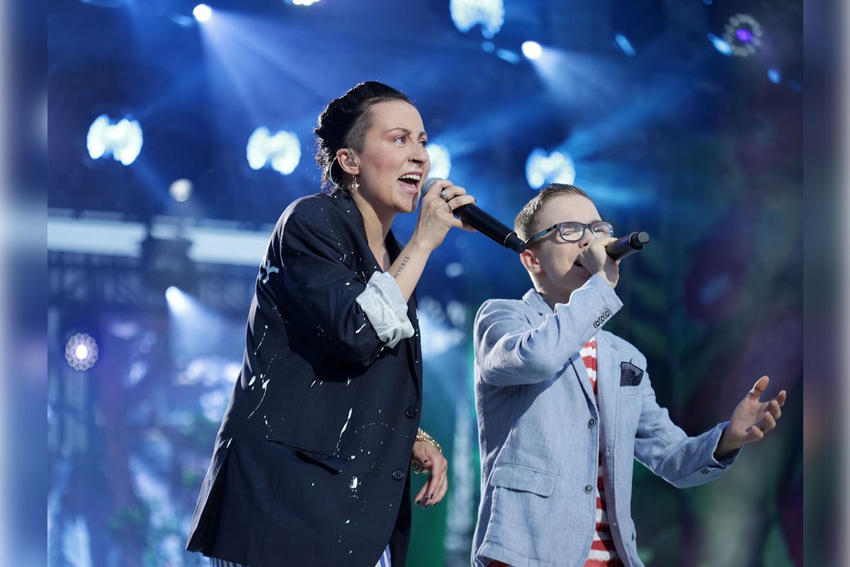 Kacper Kujawski wystąpił w duecie z Pauliną Przybysz