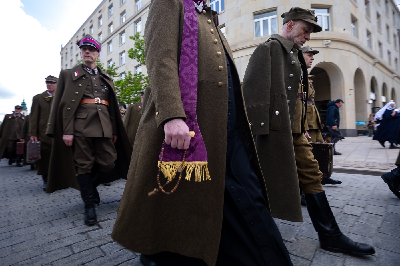 Uroczystość odsłonięcia tablicy upamiętniającej Kapelanów Wojska Polskiego – ofiar zbrodni katyńskiej z 1940 roku.