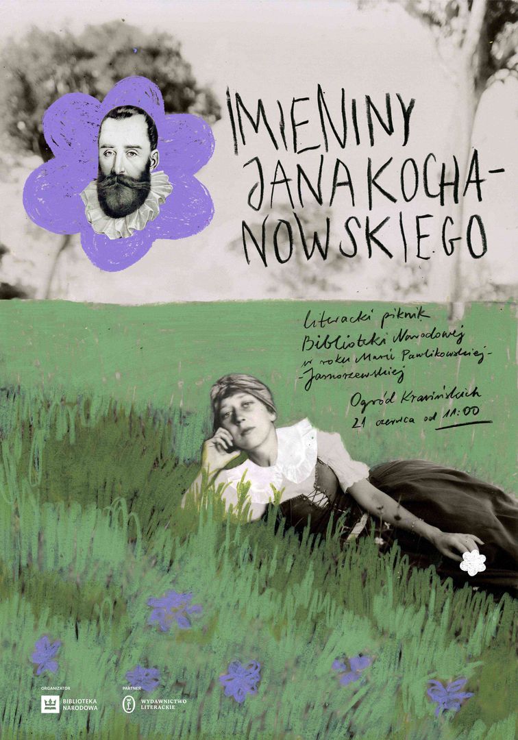 Plakat - Imieniny Jana Kochanowskiego w roku Marii Pawlikowskiej Jasnorzewskiej