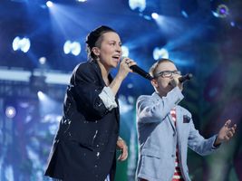 Miniatura Kacper Kujawski wystąpił w duecie z Pauliną Przybysz