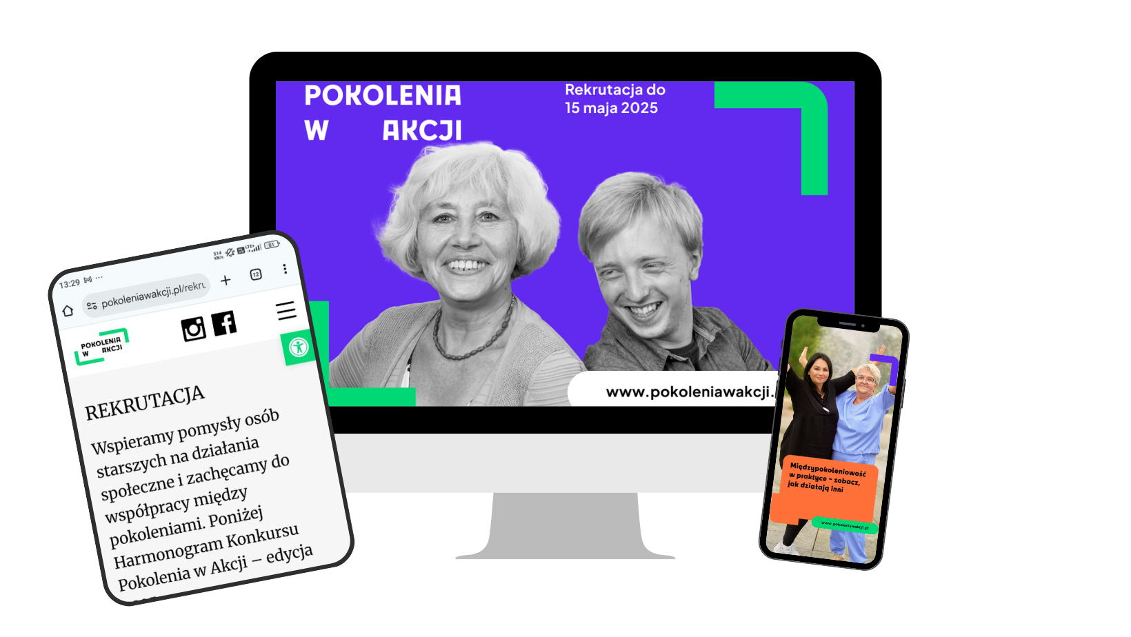 Mockup - Pokilenia w Akcji