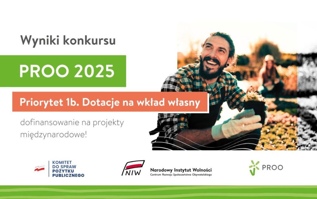 Rozstrzygnięcie konkursu PROO 1B 2025 – II kwartał oraz wstrzymanie ...