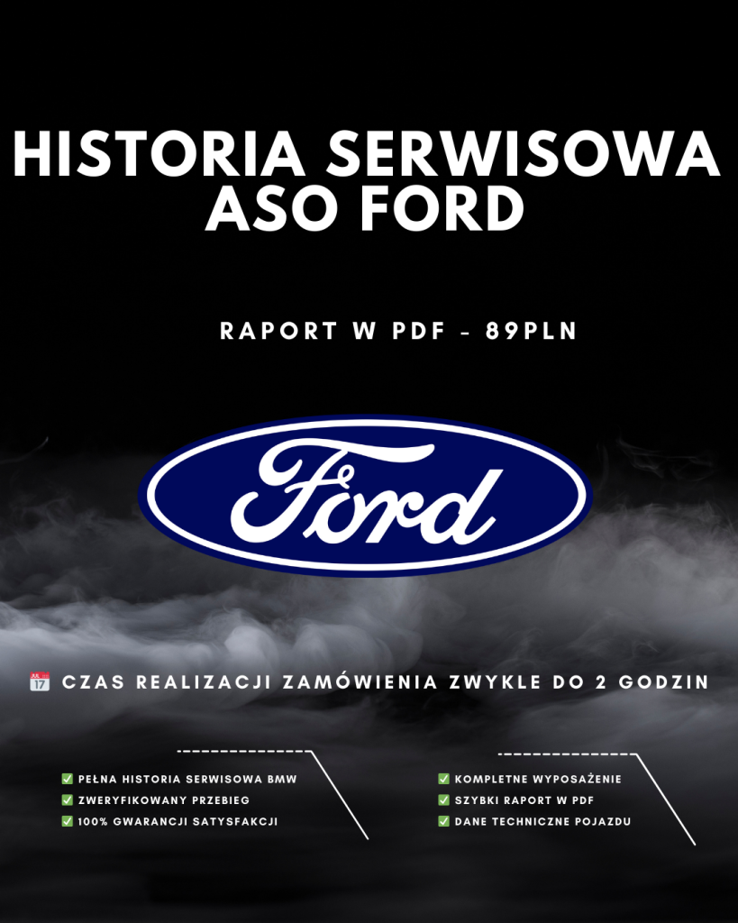 Ford Sprawdzenie historii Serwisowej