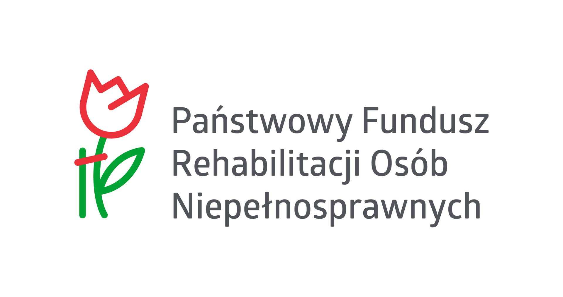 Logotyp PFRON wraz z pełną nazwą: Państwowy Fundusz Rehabilitacji Osób Niepełnosprawnych