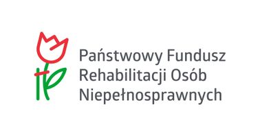 Miniatura Logotyp PFRON wraz z pełną nazwą: Państwowy Fundusz Rehabilitacji Osób Niepełnosprawnych