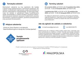 Miniatura Ulotka informacyjna szkolenia 2
