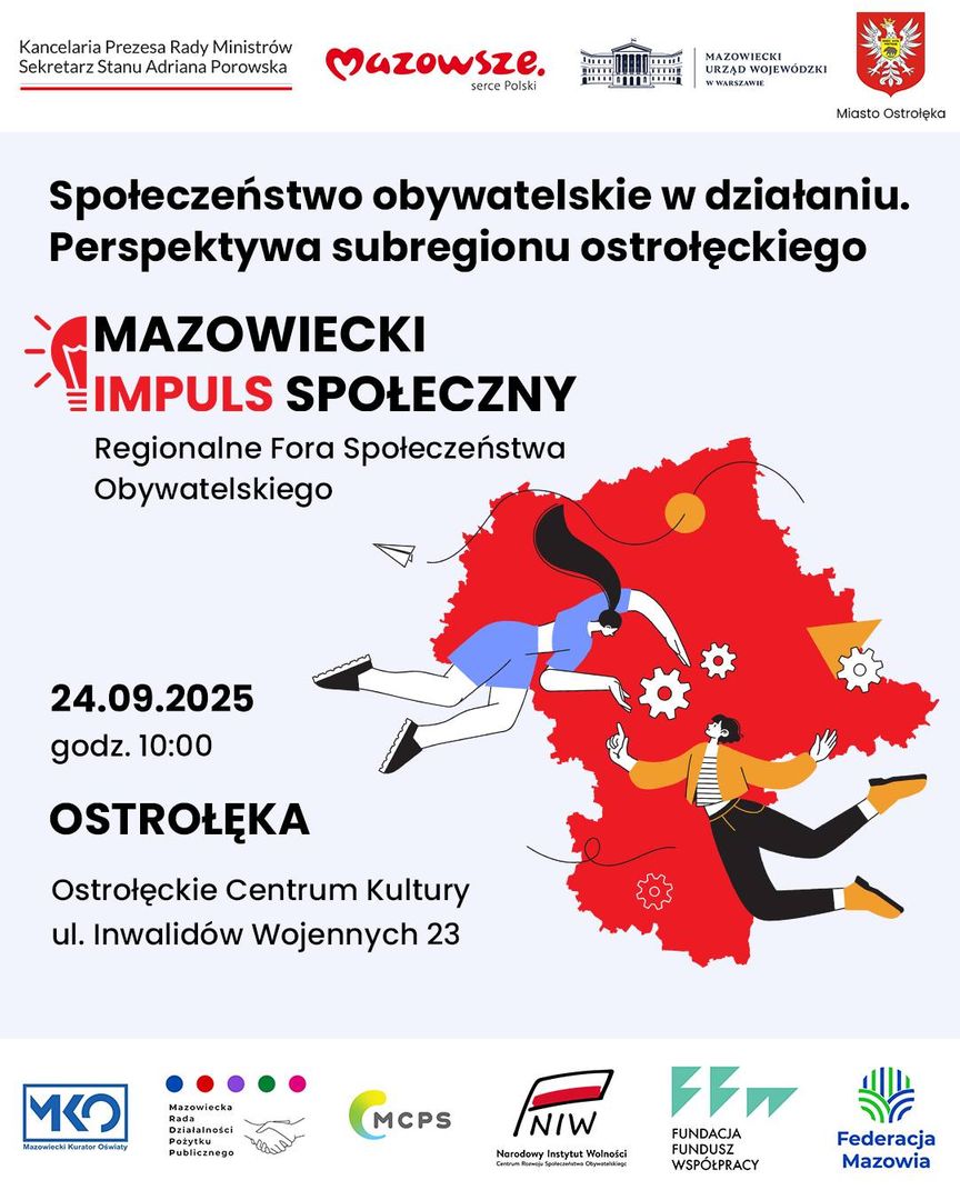 plakat promujący wydarzenie. 