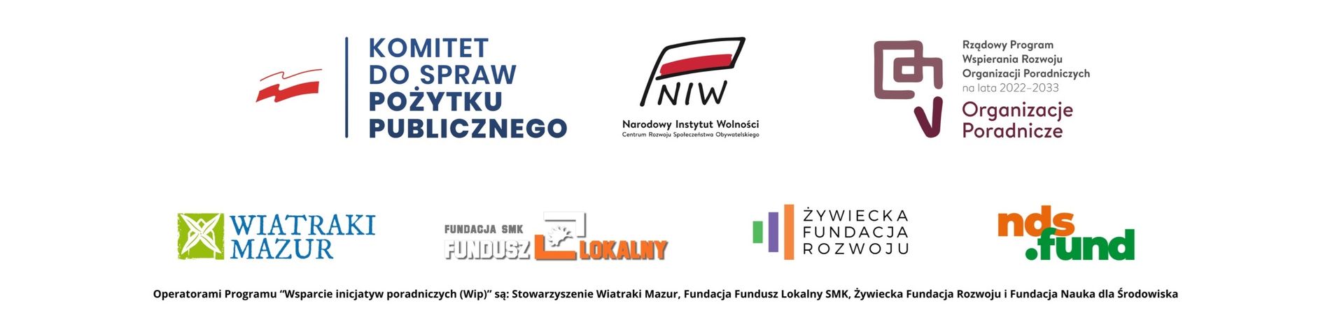 Belka z logami partnerów projektu