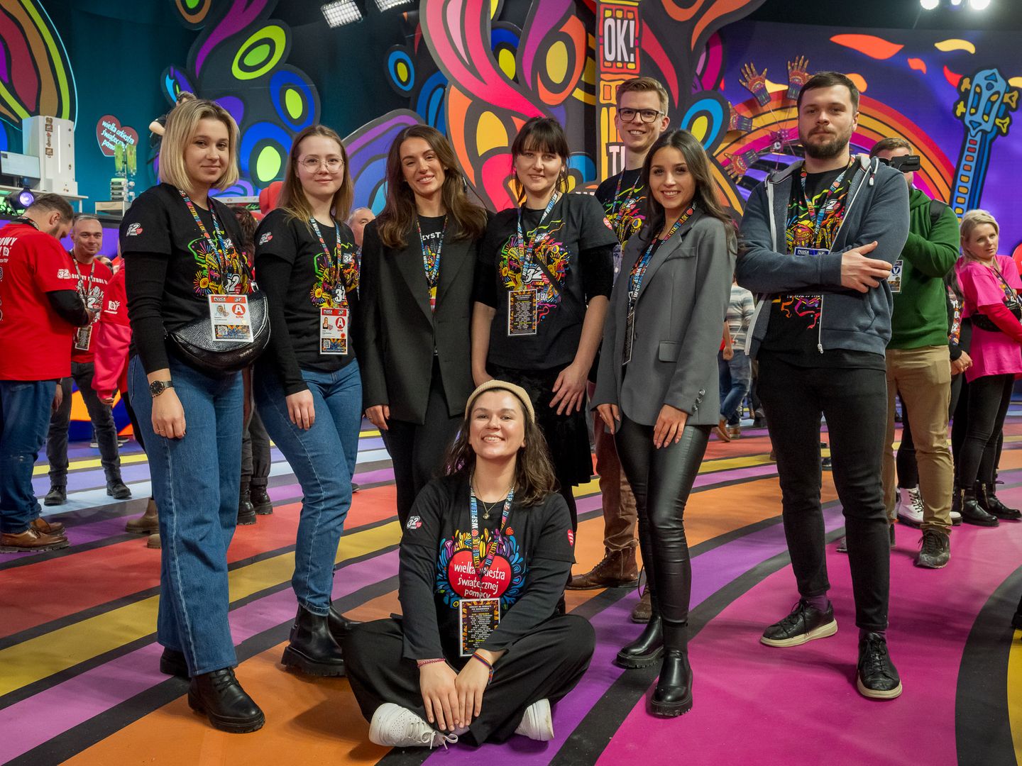 Zespół kancelarii Legalden na Finale Wielkiej Orkiestry Świątecznej Pomocy.