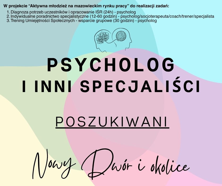 Baner - Psycholog i inni specjaliści poszukiwani