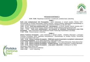 Miniatura program konferencji