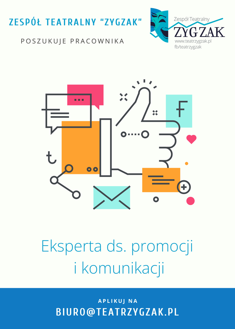 Ogłoszenie z podanym mejlem i nazwą stanowiska