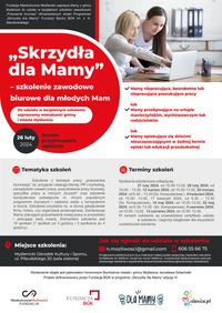 Miniatura Skrzydła dla Mamy szkolenie zawodowe biurowe dla młodych mam.