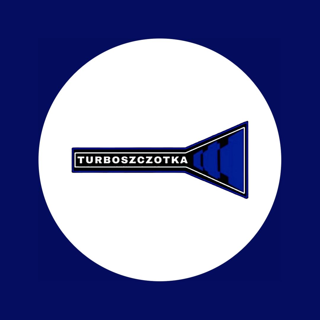 Logo firmy Turboszczotka - profesjonalne pranie tapicerki meblowej i wykładzin dla organizacji pozarządowych w Gdańsku, Gdyni i Sopocie. Grafika przedstawia stylizowaną końcówkę ssącą odkurzacza ekstrakcyjnego.