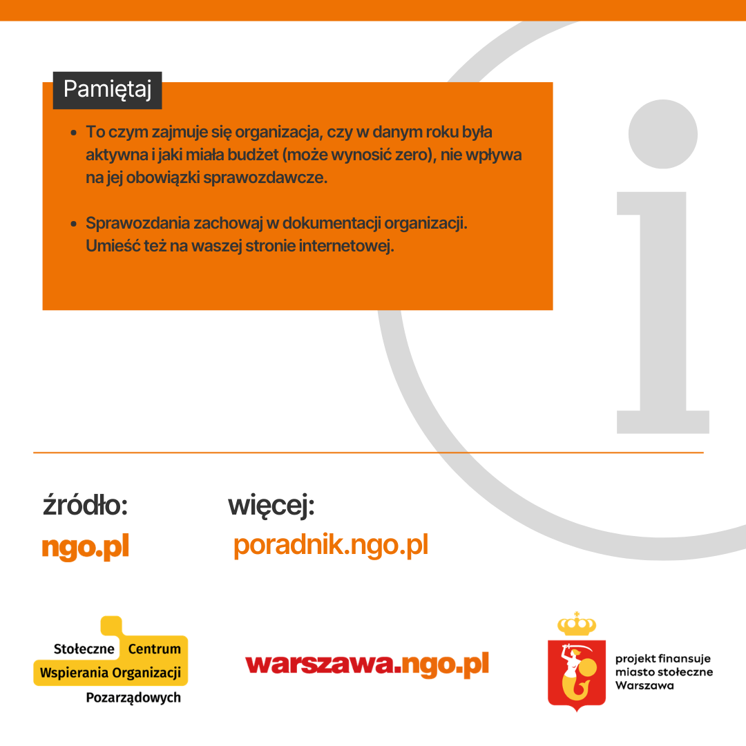 Grafiki: Organizacje pozarządowe. Terminy rocznych sprawozdań w 2026 r. Te same grafiki do ściągnięcia poniżej w formacie PDF.
