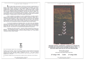 Miniatura Część broszury okolicznościowej