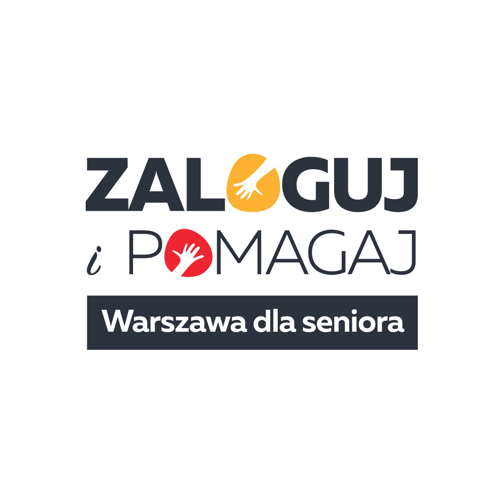 logo projektu Zaloguj i pomagaj - Warszawa dla seniora