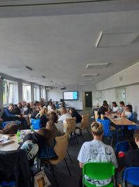 Miniatura zajęcia z edukacji medialnej w jednym z warszawskich liceów