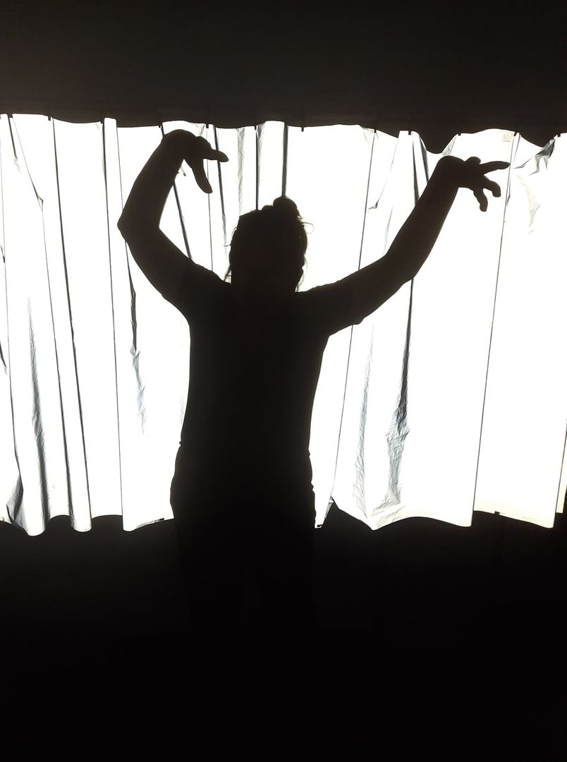 podczas wystawy prac studentów ASP na ROD Syrena w Warszawie