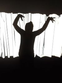 Miniatura podczas wystawy prac studentów ASP na ROD Syrena w Warszawie