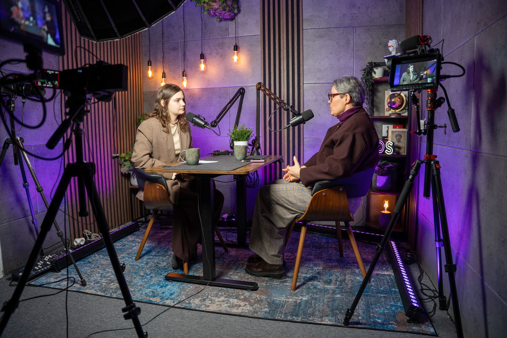 Modułowe studio do videocastów