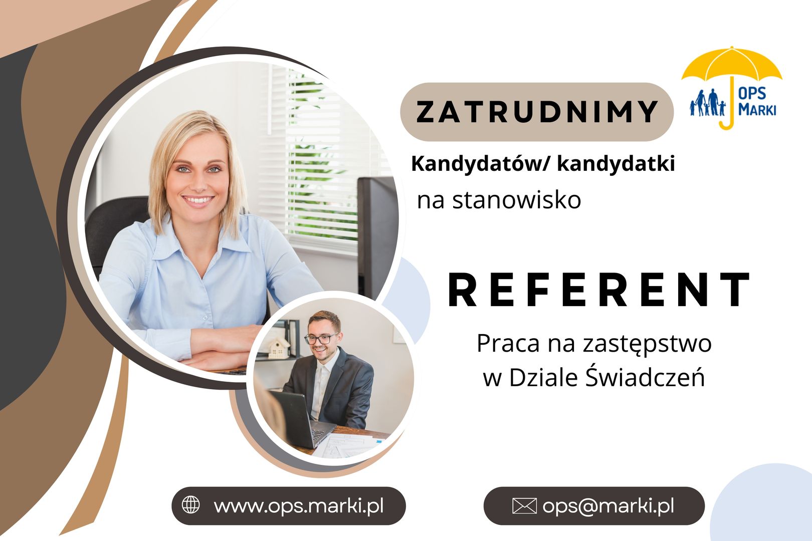 Ogłoszenie o pracę - grafika 