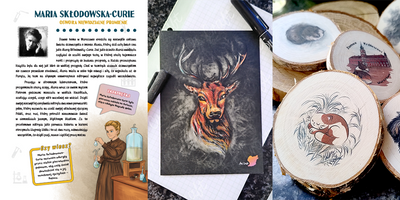 Miniatura Pełne wsparcie graficzne i produktowe dla NGO: od projektu strony do książki edukacyjnej i druku na papierze ozdobnym, aż po ekologiczne magnesy ze sklejki oraz plastrów drewna.
