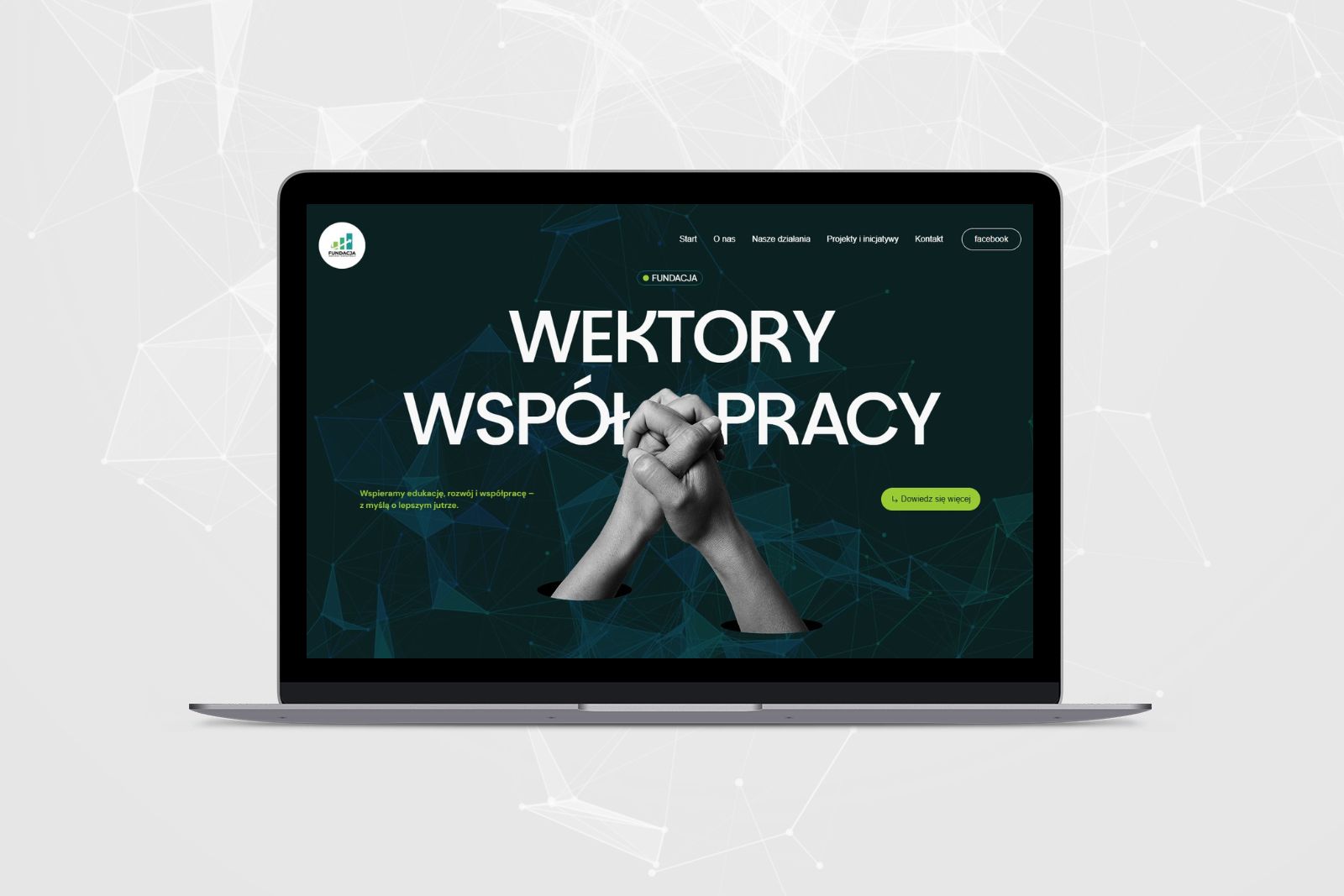 Projekt graficzny i wdrożenie strony internetowej WordPress.