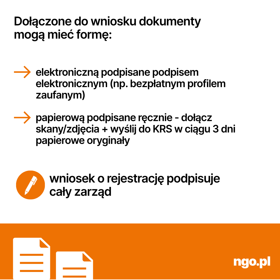 Infografika: Jak założyć fundację. Poniżej opis infografiki w formacie PDF dla osób niewidzących, niedowidzących. 