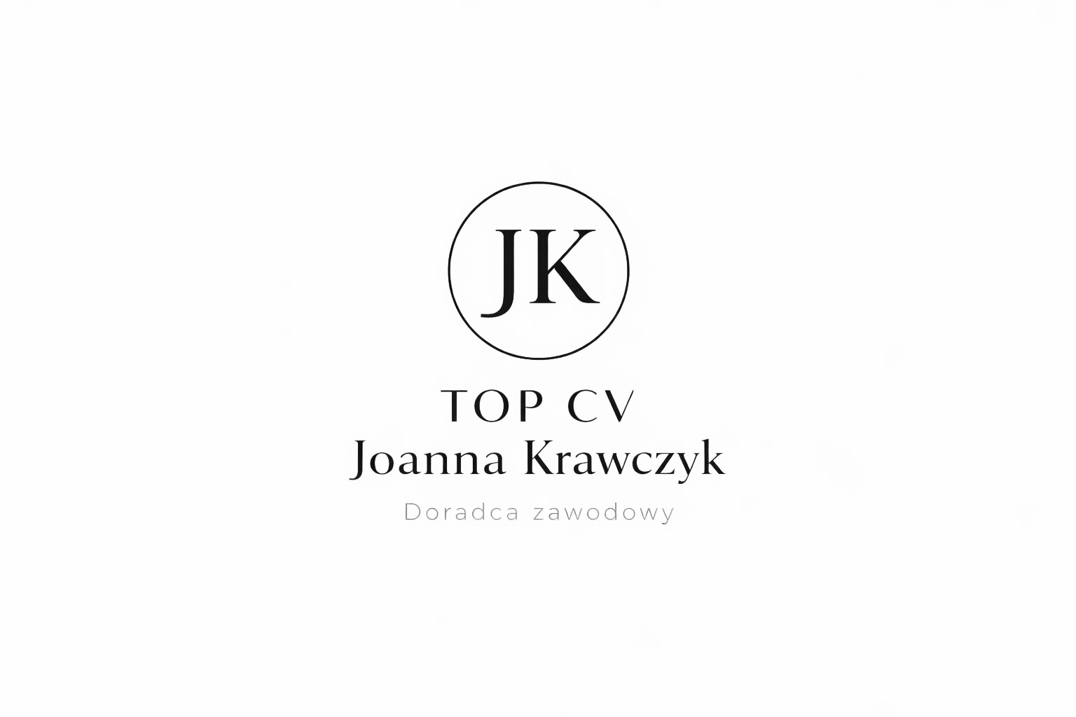 Top CV by Joanna Krawczyk 