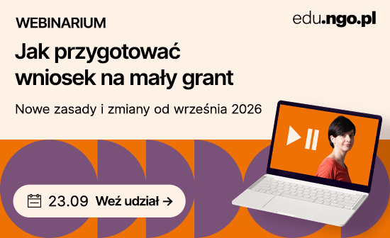 grafika promująca webinar z datą wydarzenia oraz zdjęciem prowadzącej