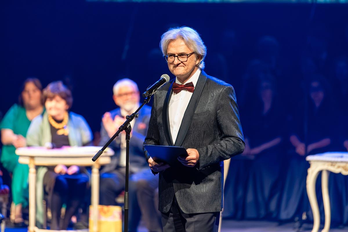 Piotr Gajewski – współprowadzący galę konkursów, 2026 r.