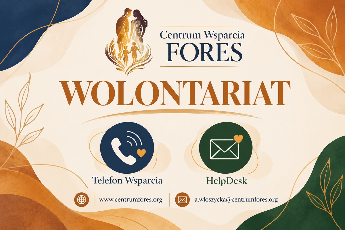 Telefon Wsparcia Fundacji FORES Wolontariat 