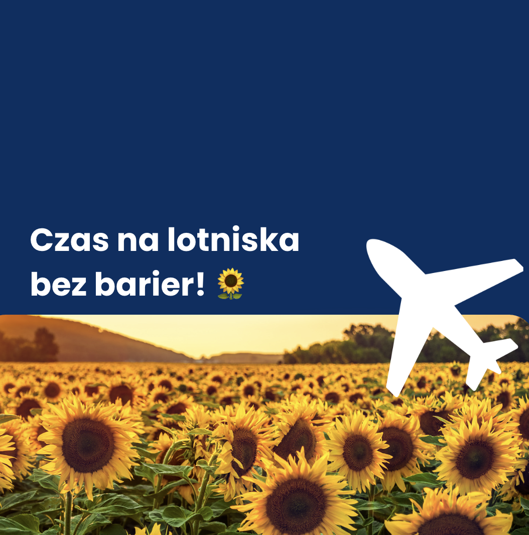 Apelujemy do 7 polskich lotnisk o przystąpienie do programu Słonecznik – Ukryte Niepełnosprawności