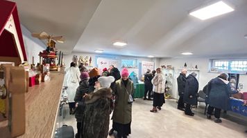 Miniatura Wystawa składa się z dziesięciu witryn wystawienniczych, w którch szopki ustawione są wg kontynentów czy wg krajów oraz mieszane. 
